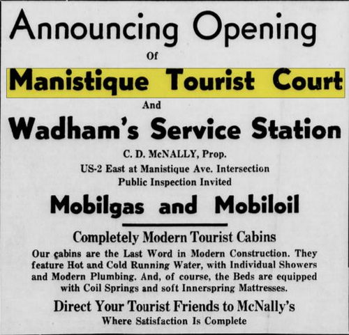 Econo Lodge Lakeshore (Maple Leaf Motel) - Jul 02 1939 Ad (newer photo)